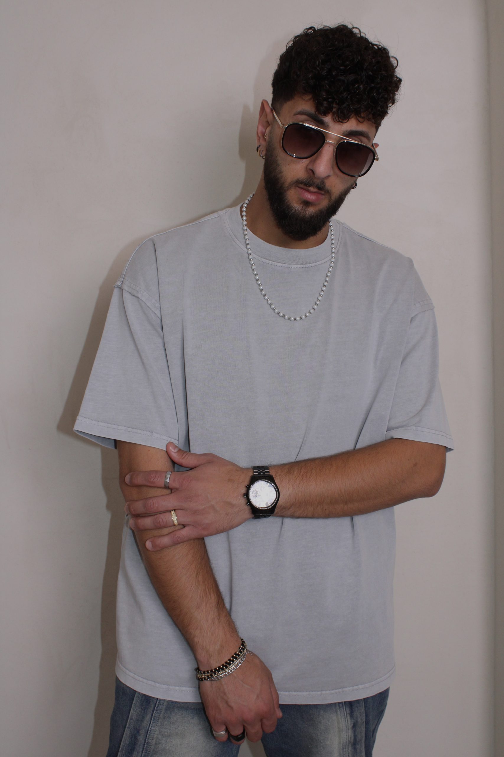 חילצת roya אפור בהיר