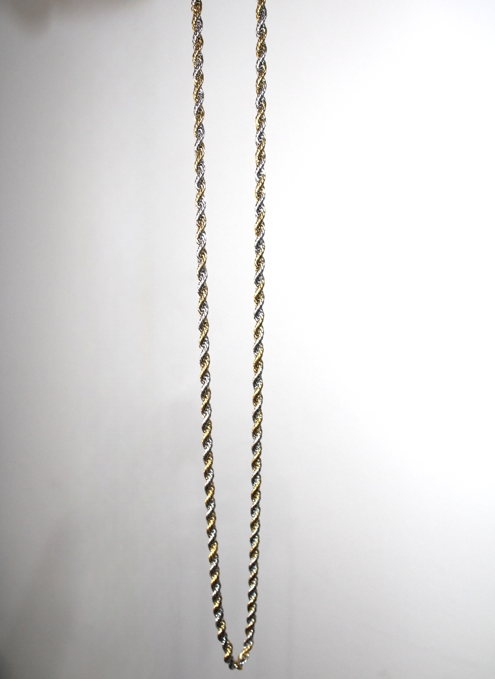 שרשרת זהב+כסף